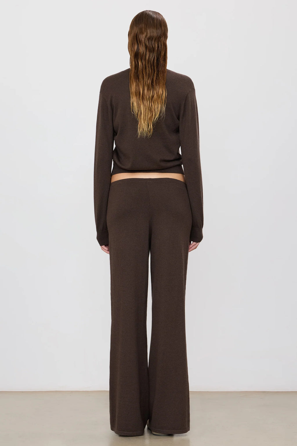 ÉTERNE Wide Leg Lounge Pant  - Mushroom