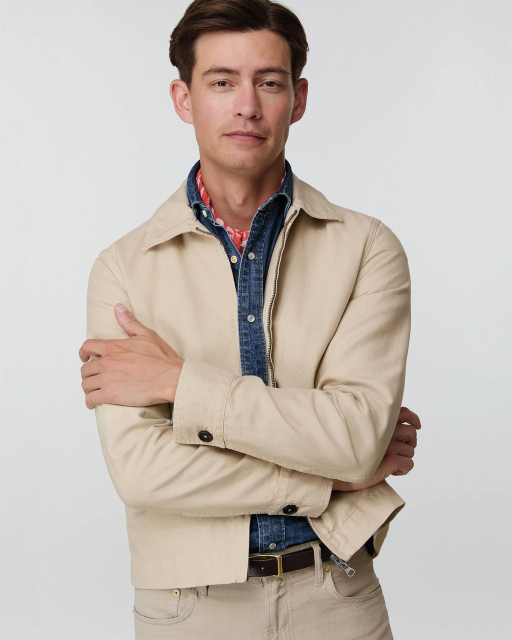 Sid Mashburn Scrambler Jacket Khaki Canvas