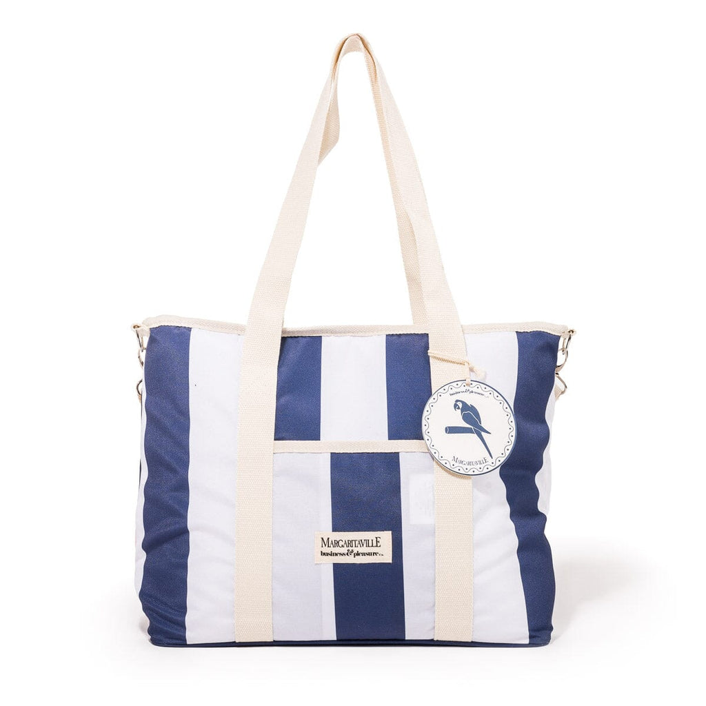 Business & Pleasure Co.  The Volcano Cooler Tote Bag - Continental Drifter Stripe
