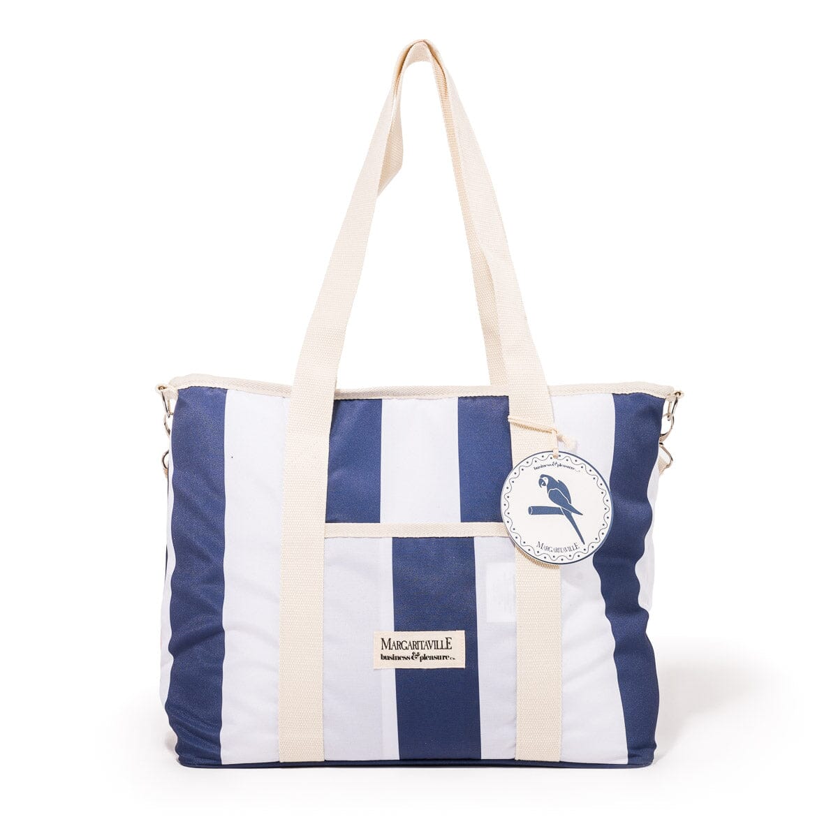 Business & Pleasure Co.  The Volcano Cooler Tote Bag - Continental Drifter Stripe