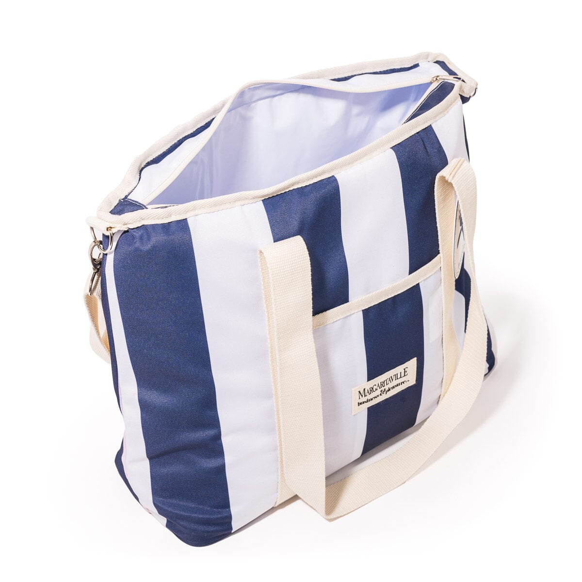 Business & Pleasure Co.  The Volcano Cooler Tote Bag - Continental Drifter Stripe