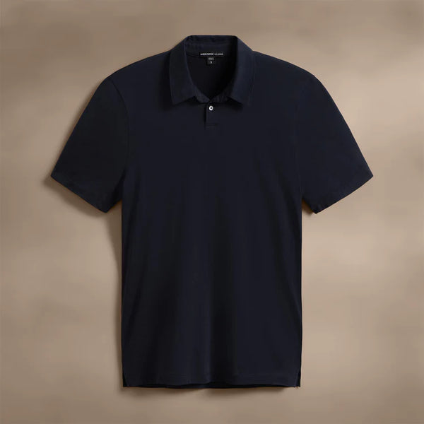 James Perse Brushed Lotus Polo - Deep