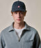 Merz b. Schwanen CAP01 Swan Logo Cap, Organic Cotton Gabardine, Low Profile - Charcoal