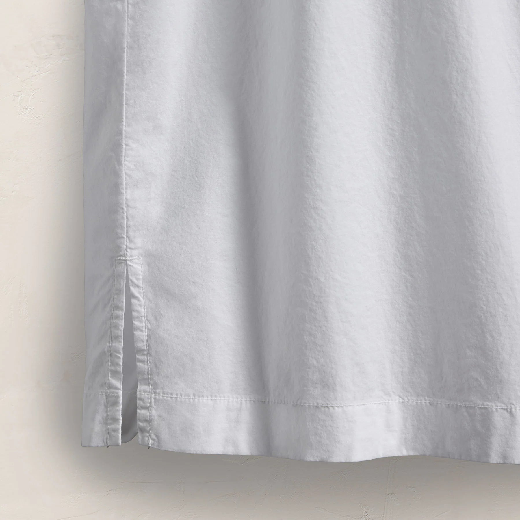 James Perse Oversized Stretch Poplin Short Sleeve Shirt- White