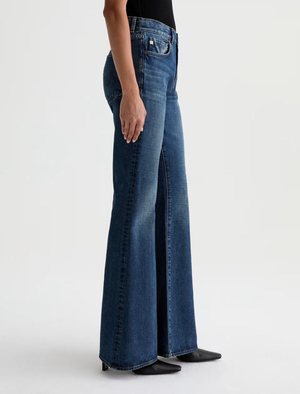 AG Georgia Jean Relaxed Flare - Indigo Tone
