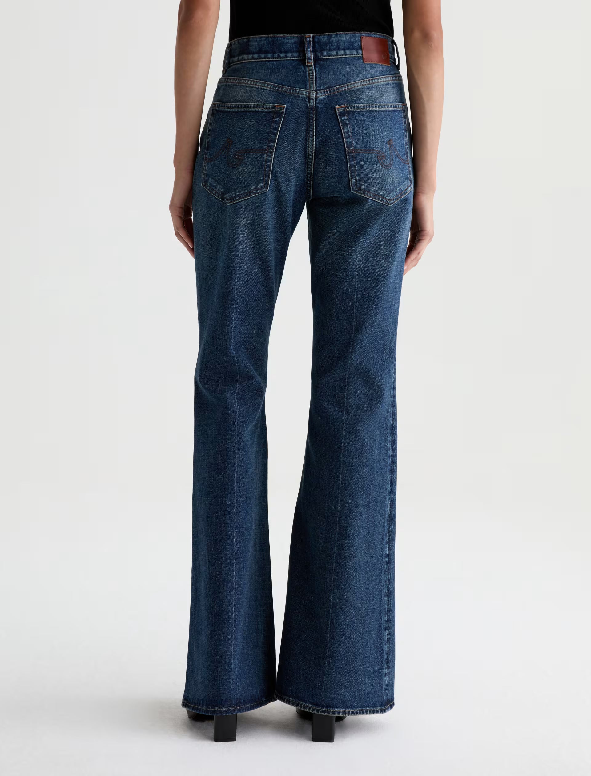 AG Georgia Jean Relaxed Flare - Indigo Tone