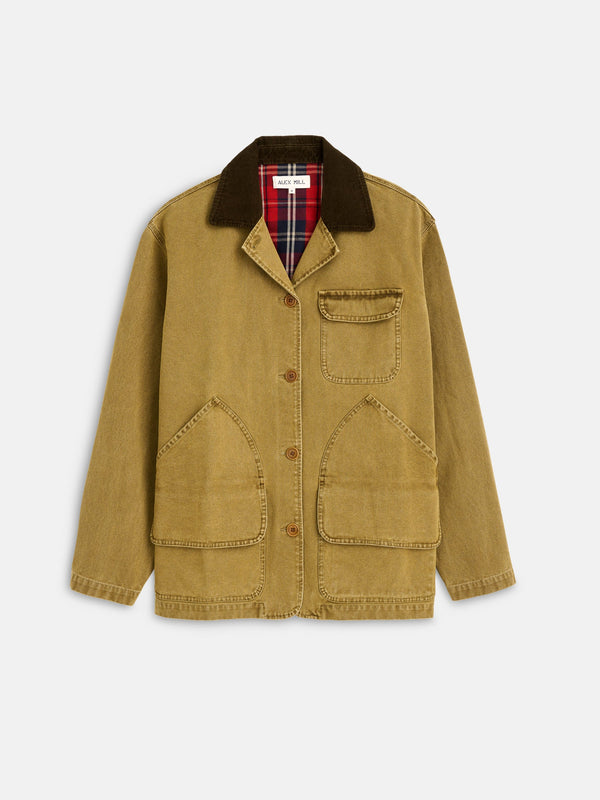 Alex Mill Frontier Jacket In Canvas - Khaki