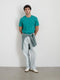 Alex Mill The Standard T-Shirt in Slub Cotton - Jadeite