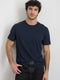 Alex Mill The Standard T-Shirt in Slub Cotton  - Navy