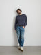 Alex Mill Marlon Sweatshirt in Lightweight Cotton Terry - Dark Navy