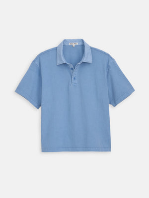 Alex Mill Lucas Polo in Heavyweight Cotton- Costal