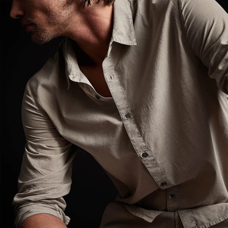 James Perse Standard Shirt  - Silt Pigment