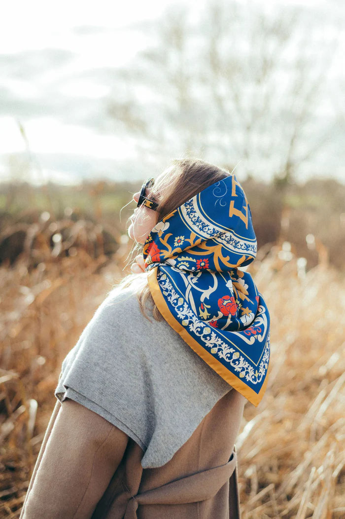 Maison Lecomte Flament Marie-Antoinette Navy silk