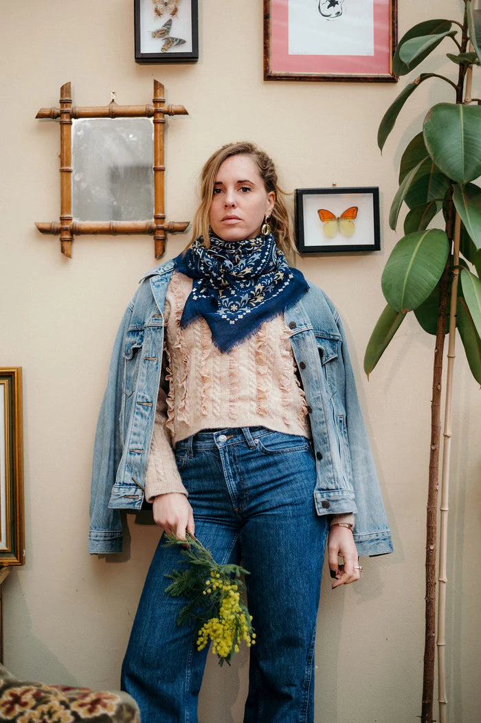 Maison Lecomte Flament Large Faro Bandana Scarf