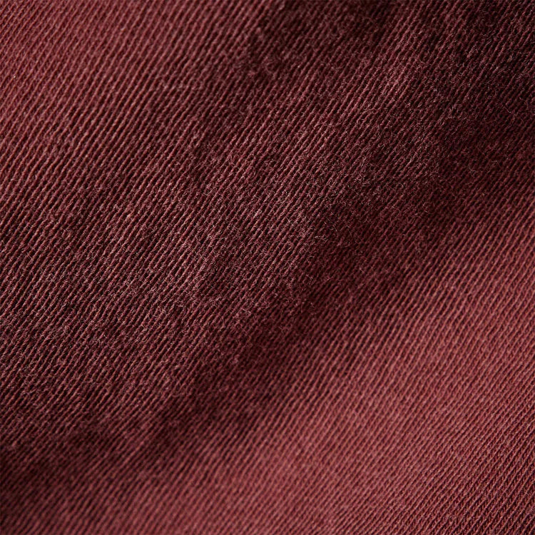 James Perse Short Sleeve Crew Neck- Claret Pigment