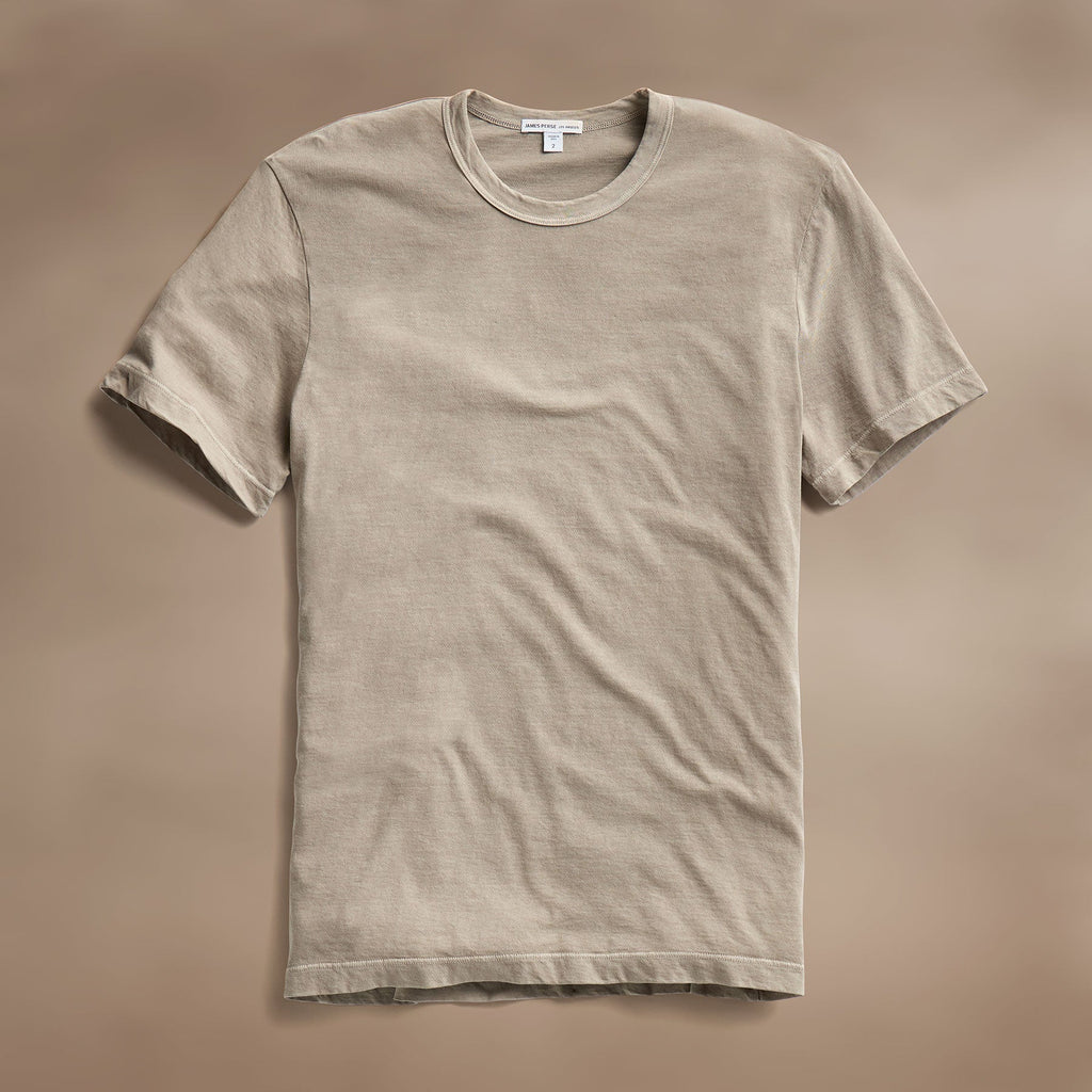 James Perse Short Sleeve Crew Neck - Overcast Pigment