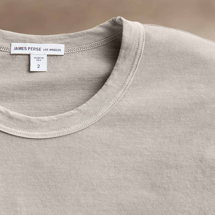 James Perse Short Sleeve Crew Neck - Salt Pigment