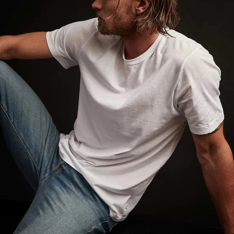 James Perse Short Sleeve Crew Neck - White