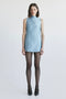 Palma Martin Monica Shift Mini Dress - Aquamarine