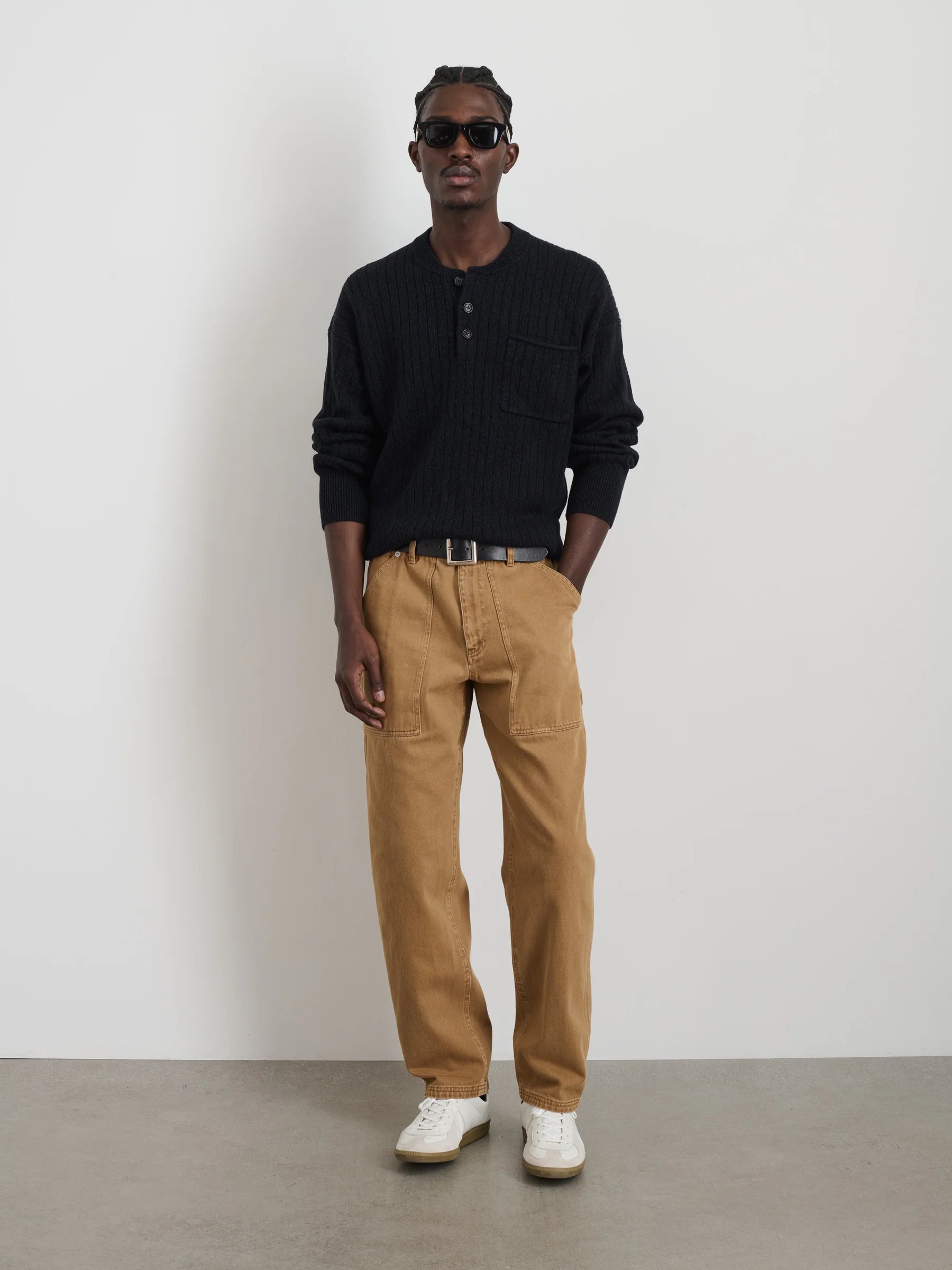 Alex Mill Painter Pant in Recycled Denim- Mountain Clay