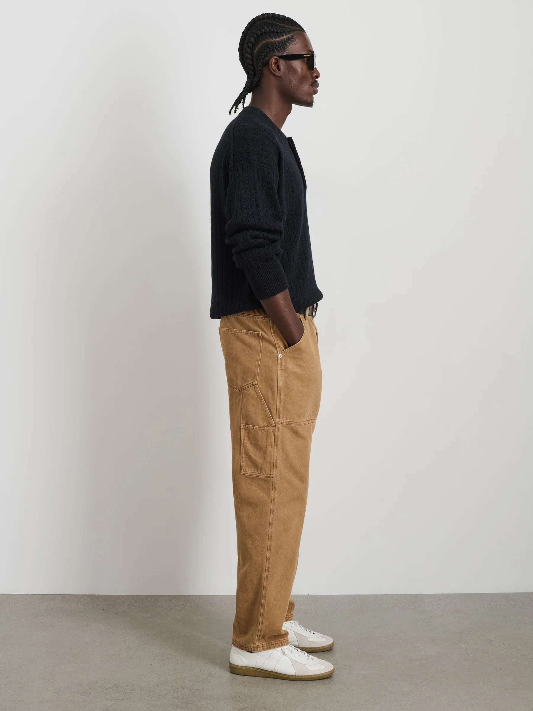Alex Mill Painter Pant in Recycled Denim- Mountain Clay
