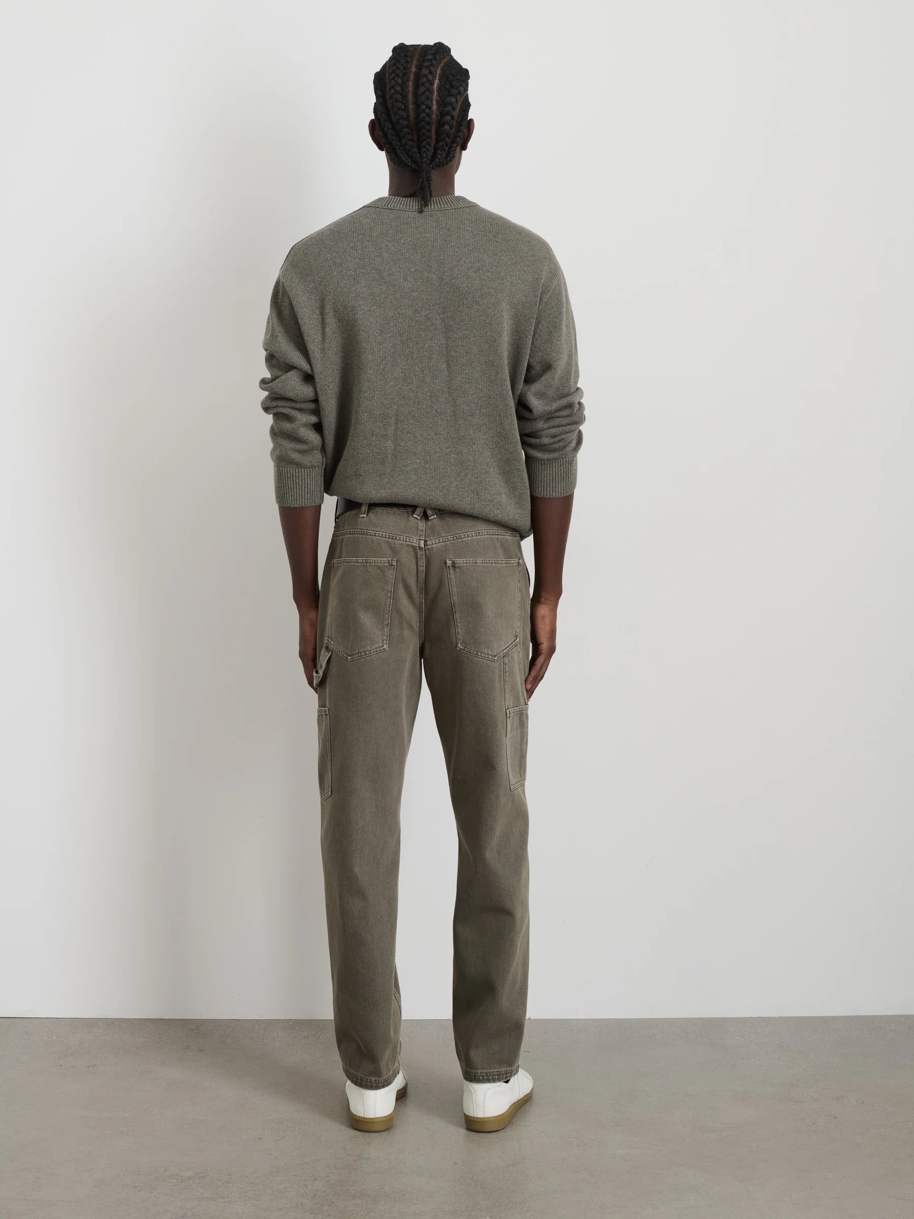 Alex Mill Painter Pant in Recycled Denim- Thyme