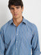 Alex Mill The Mill Shirt in Halo Stripe in Blue/Ivory