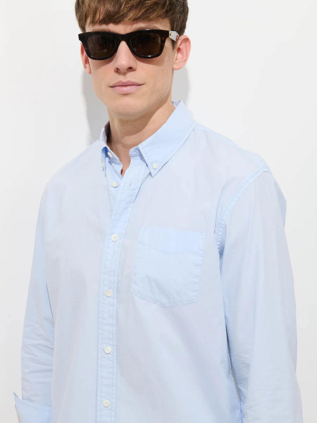 Alex Mill Mill Shirt In Cotton Poplin - Calm Blue