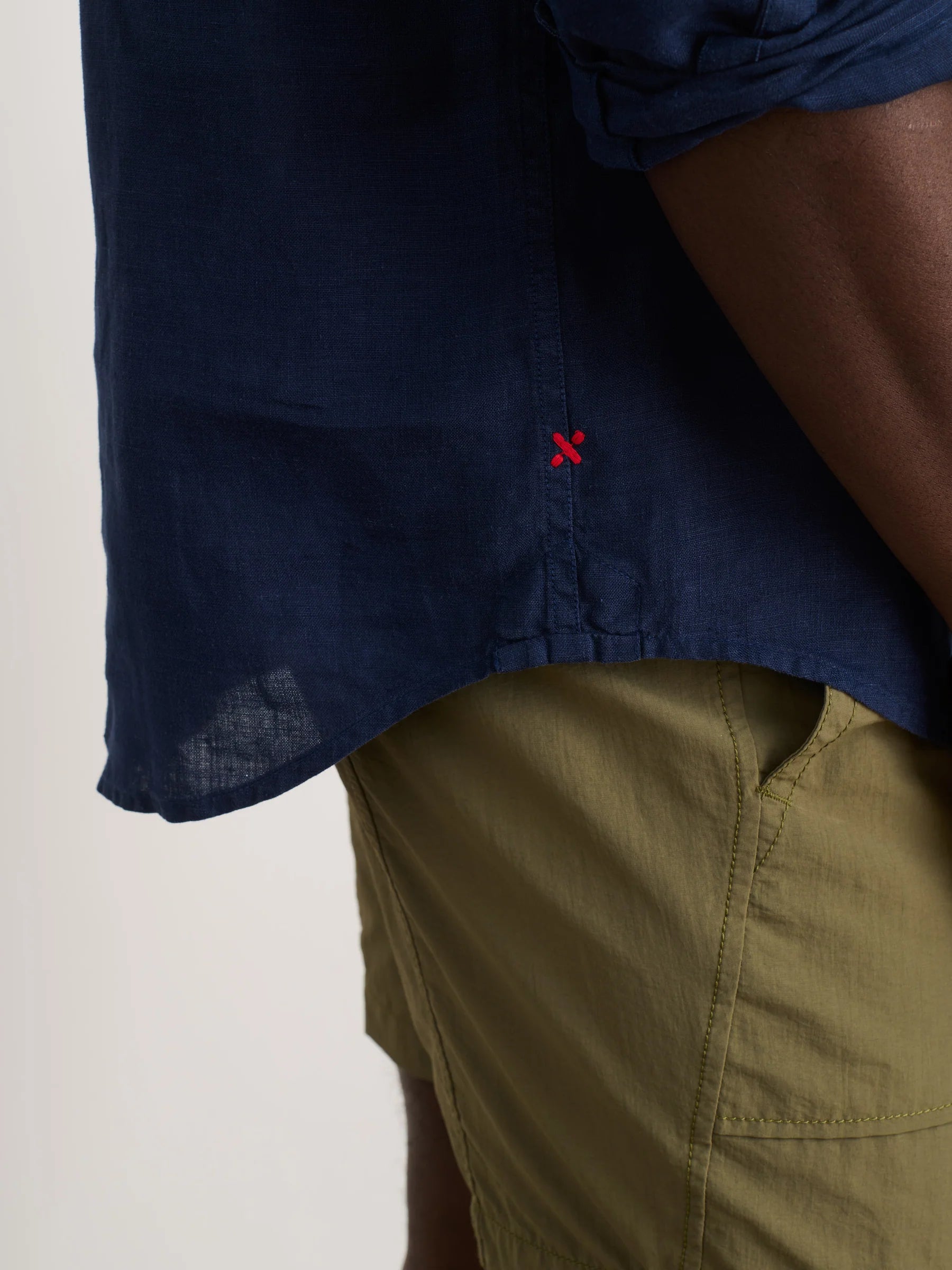 Alex Mill Linen Mill Shirt - Navy