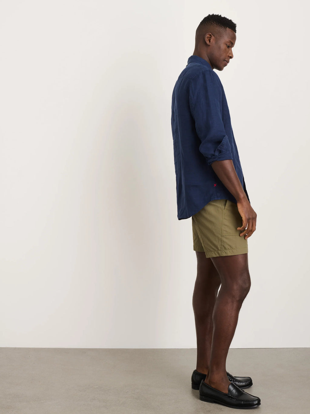 Alex Mill Linen Mill Shirt - Navy