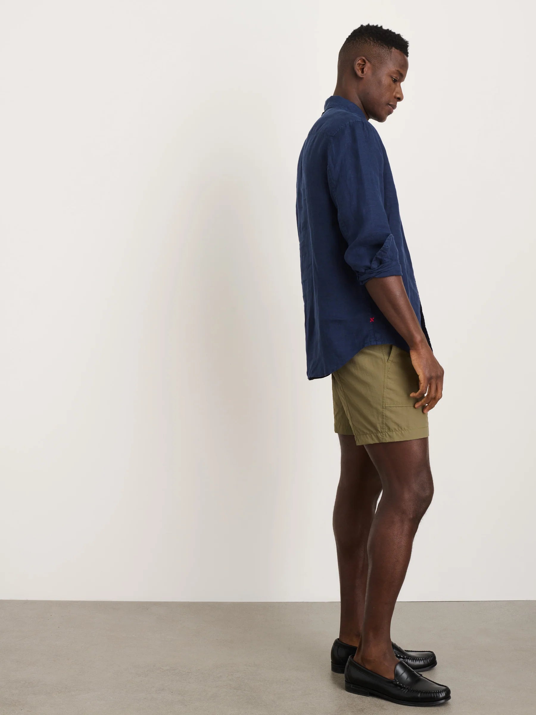 Alex Mill Linen Mill Shirt - Navy