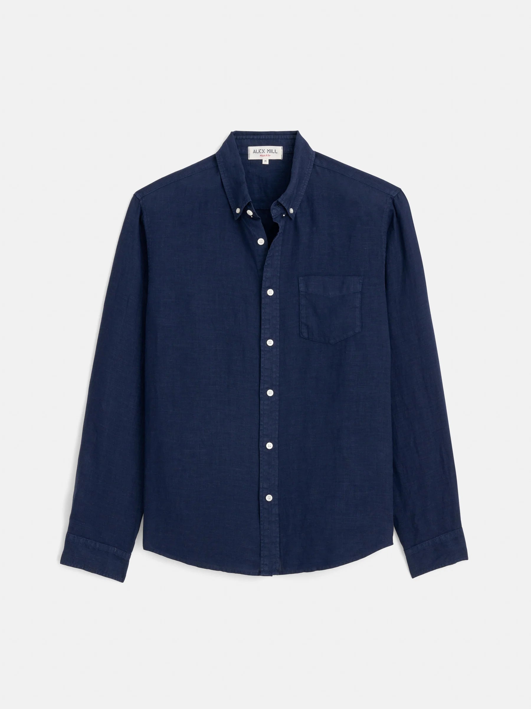 Alex Mill Linen Mill Shirt - Navy