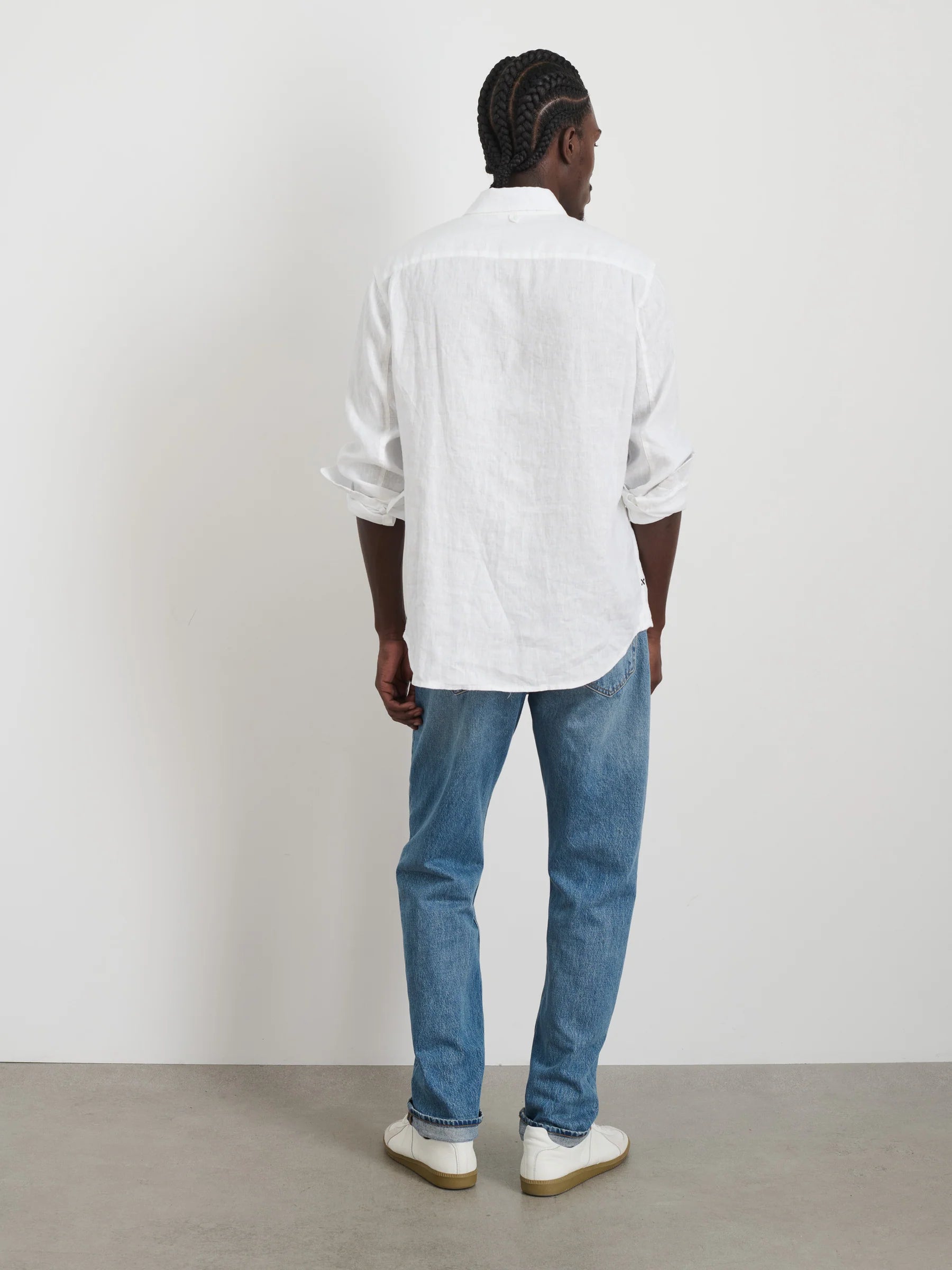 Alex Mill Mill Shirt in Linen- White