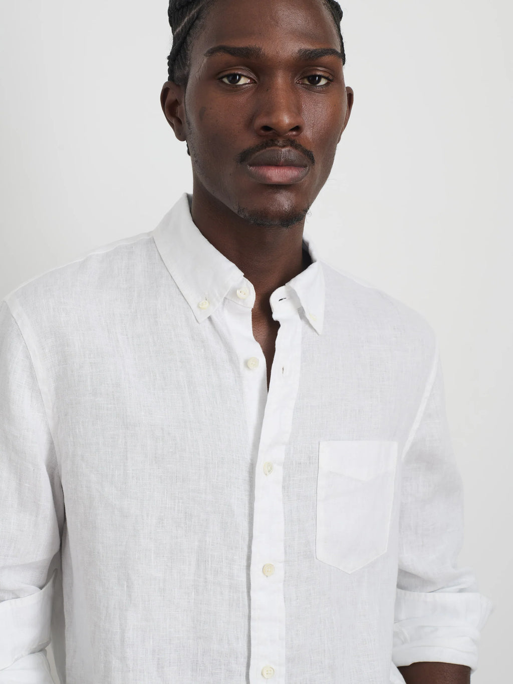Alex Mill Mill Shirt in Linen- White