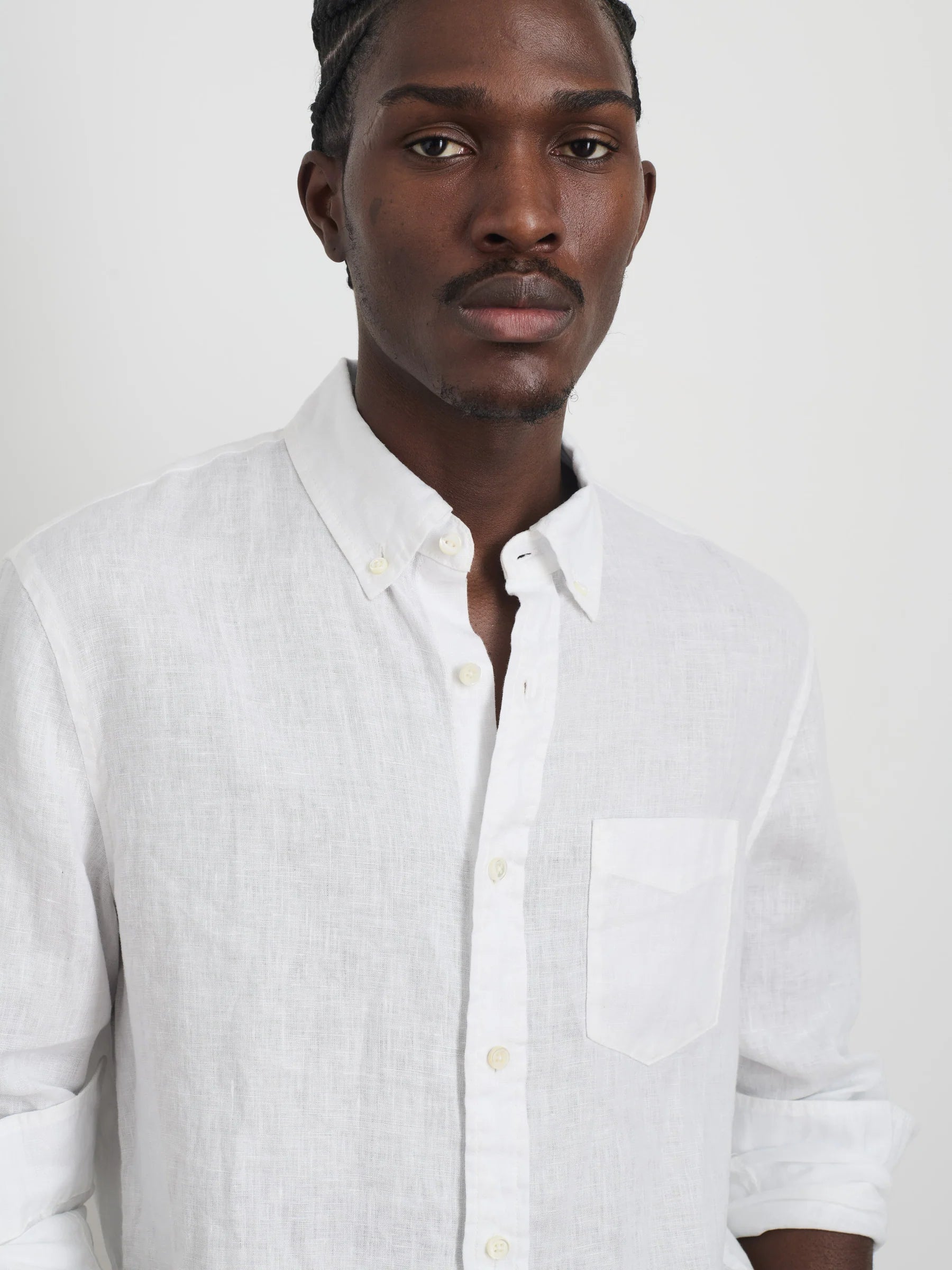 Alex Mill Mill Shirt in Linen- White