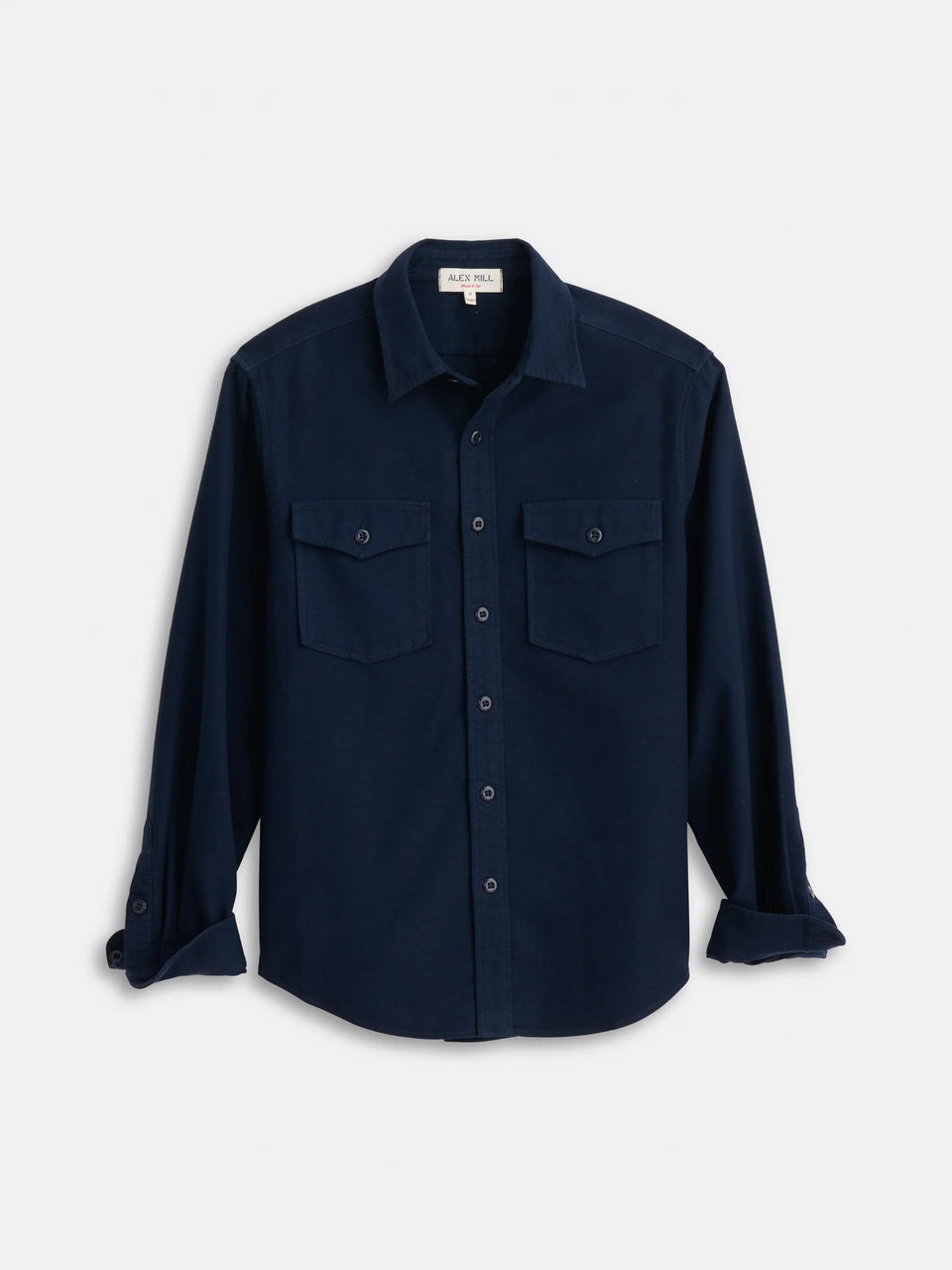 Alex Mill Highland Chamois Shirt - Navy