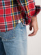 Alex Mill Chore Shirt In Flannel Red