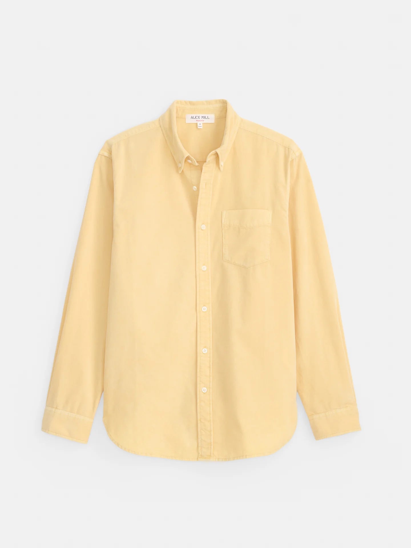 Alex Mill Mill Shirt in Fine Wale Corduroy - Butter