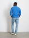 Alex Mill Jordan Sweater in Washed Cashmere - French Blue