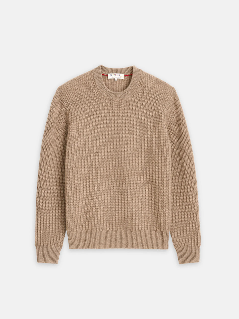 Alex Mill Jordan Sweater in Washed Cashmere - Taupe