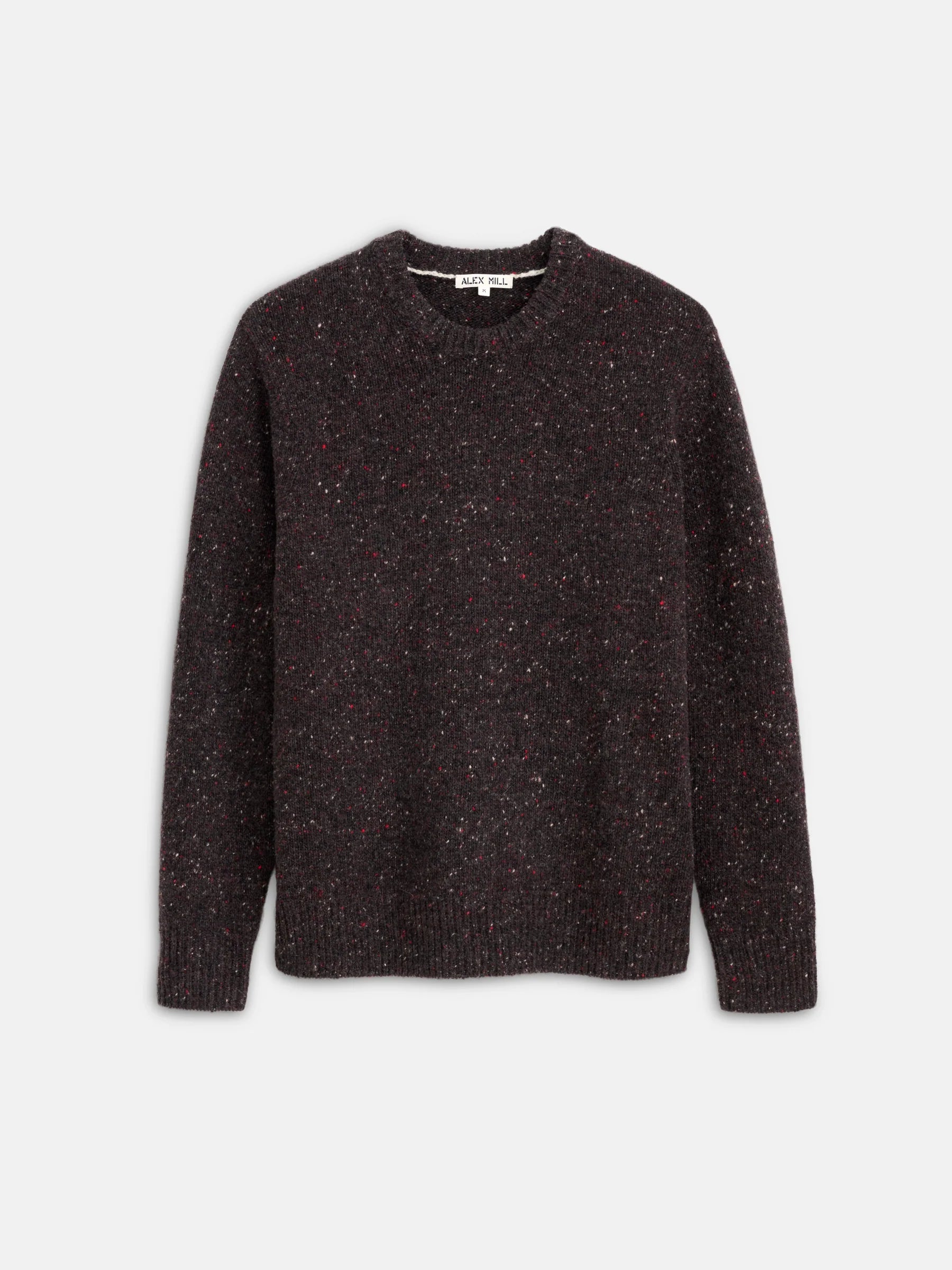 Alex Mill Donegal Crewneck Sweater - Pinot Noir