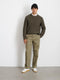 Alex Mill Benji Crew Neck Sweater - Heather Olive