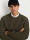 Alex Mill Benji Crew Neck Sweater - Heather Olive