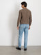 Alex Mill Jordan Sweater in Washed Cashmere - Heather Walnut