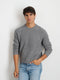 Alex Mill Jordan Sweater in Washed Cashmere - Marled Heather Grey