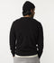 Merz b. Schwanen MWCC01 Men's Pullover, Ribbed Structure, Merino Wool, Classic Fit - Deep Black