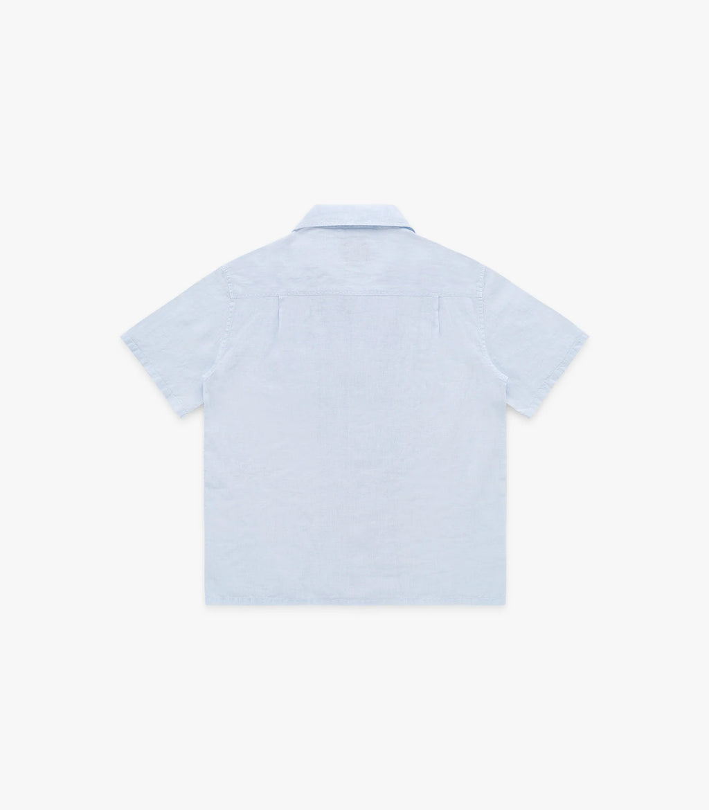 Knickerbocker Marina Linen Shirt - Sky