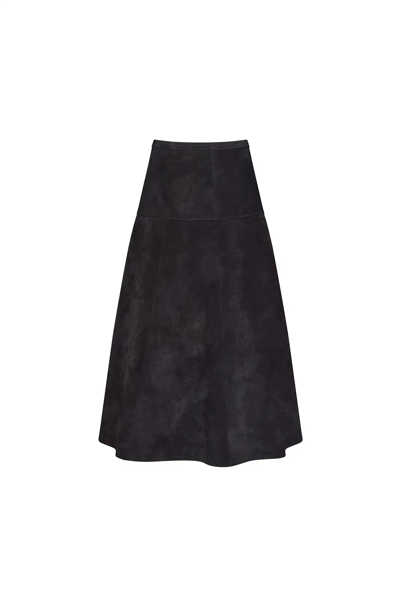 Hunter Bell Ida Skirt - Noir Suede