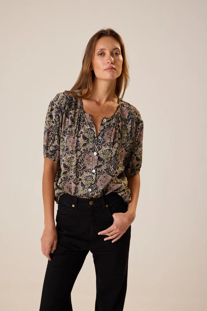 Natalie Martin Violet Top - Botanica Dusk