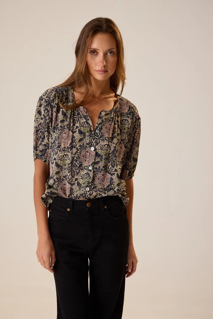 Natalie Martin Violet Top - Botanica Dusk